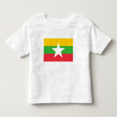 Myanmar Flag Kinder Shirts (Voorkant)