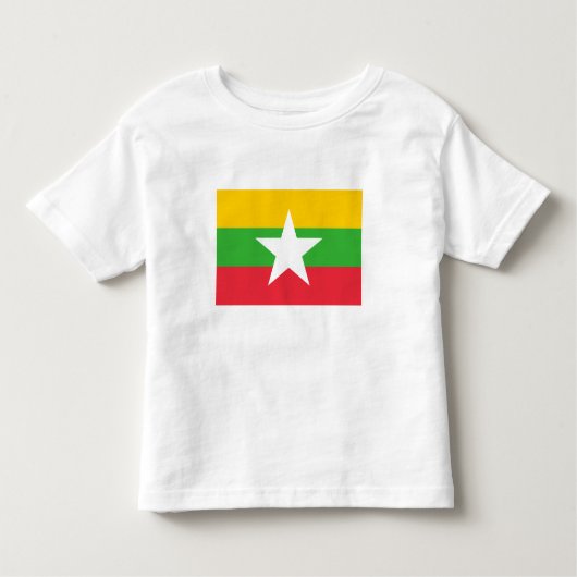 Myanmar Flag Kinder Shirts (Voorkant)
