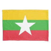 Myanmar Flag Kussensloop (Voorkant)
