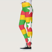 Myanmar Flag Leggings (Links)