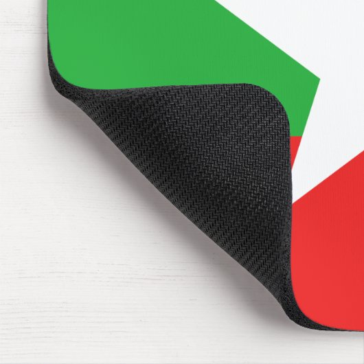 Myanmar Flag Mousepad Muismat (Hoek)