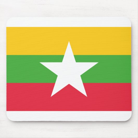 Myanmar Flag Muismat (Voorkant)