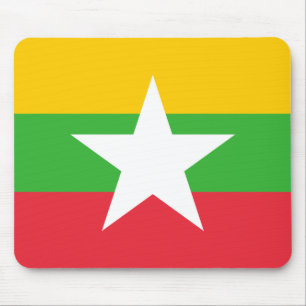 Myanmar Flag Muismat
