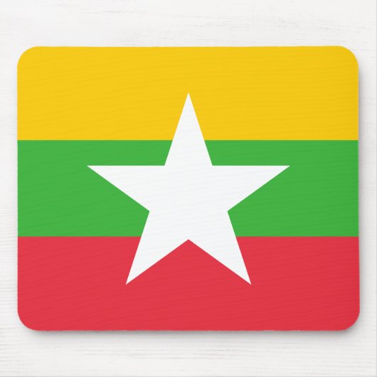 Myanmar Flag Muismat (Voorkant)