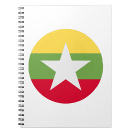 Myanmar Flag Notitieboek