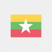 Myanmar Flag Post-it® Notes (Voorkant)