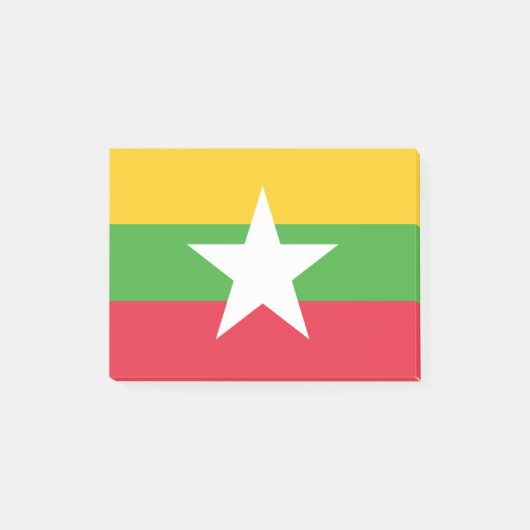 Myanmar Flag Post-it® Notes (Voorkant)