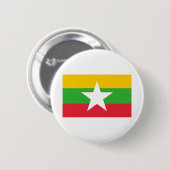 Myanmar Flag Ronde Button 5,7 Cm (Voorkant /achterkant)