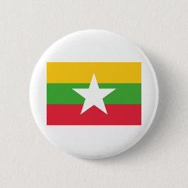 Myanmar Flag Ronde Button 5,7 Cm