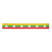 Myanmar Flag Satijnen Lint (Voorkant)