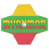 Myanmar Flag Schattig Patriotic Voetbal (Enkel)