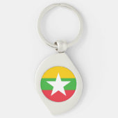 Myanmar Flag Sleutelhanger (Voorkant)