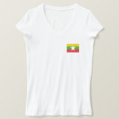 Myanmar Flag T-shirt (Design voorkant)