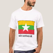 Myanmar Flag T-shirt (Voorkant)
