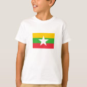 Myanmar Flag T-shirt (Voorkant)