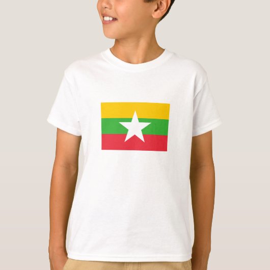 Myanmar Flag T-shirt (Voorkant)
