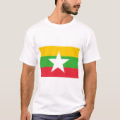 Myanmar Flag T-shirt (Voorkant)