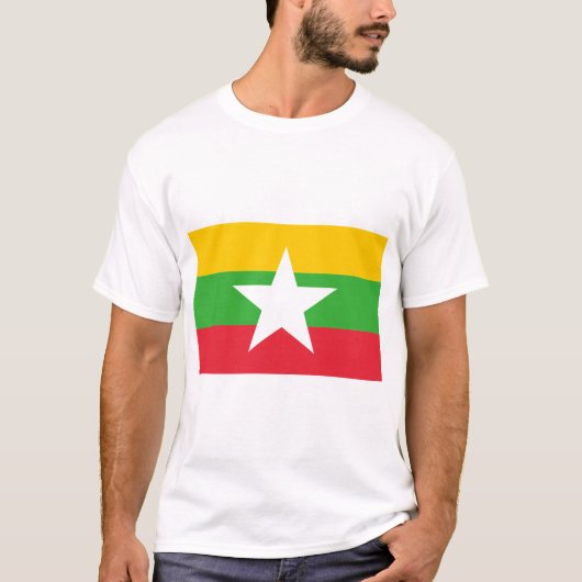 Myanmar Flag T-shirt (Voorkant)
