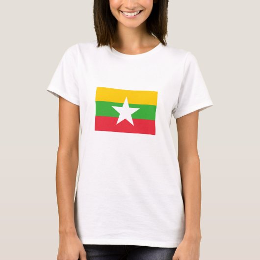 Myanmar Flag T-shirt (Voorkant)