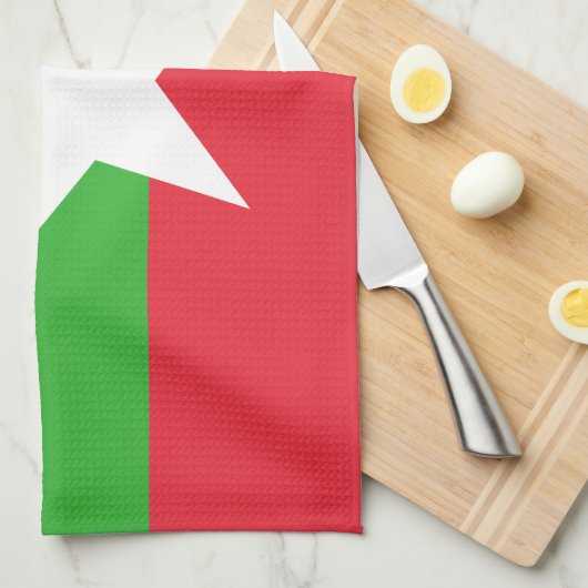 Myanmar Flag Theedoek (Quarter Fold)