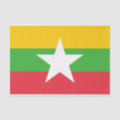 Myanmar Flag Tissuepapier (Voorkant)