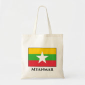 Myanmar Flag Tote Bag (Voorkant)