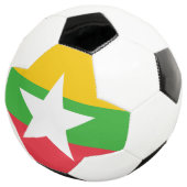 Myanmar Flag Voetbal (Drie kwart)