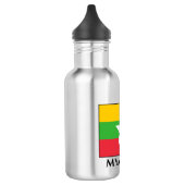 Myanmar Flag Waterfles (Links)