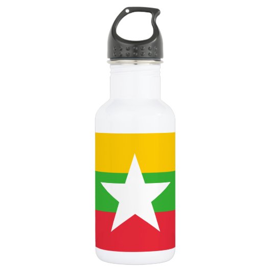 Myanmar Flag Waterfles (Voorkant)
