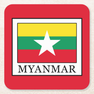 Myanmar Kartonnen Onderzetters