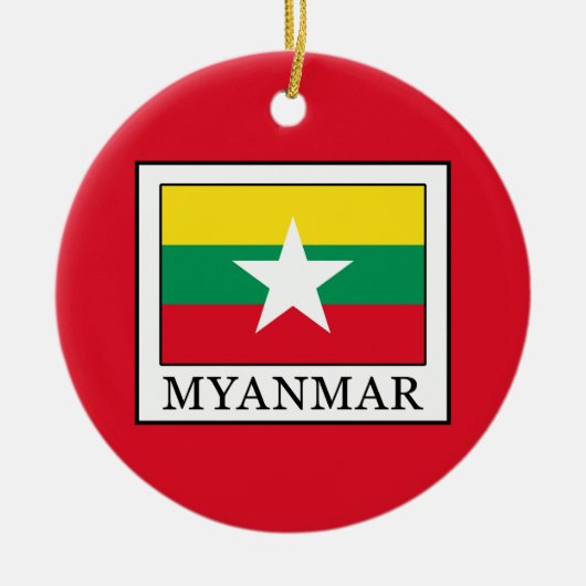 Myanmar Keramisch Ornament (Voorkant)