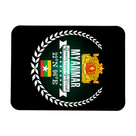 Myanmar Magneet (Horizontaal)