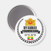 Myanmar Magneet (Voorkant / Achterkant)