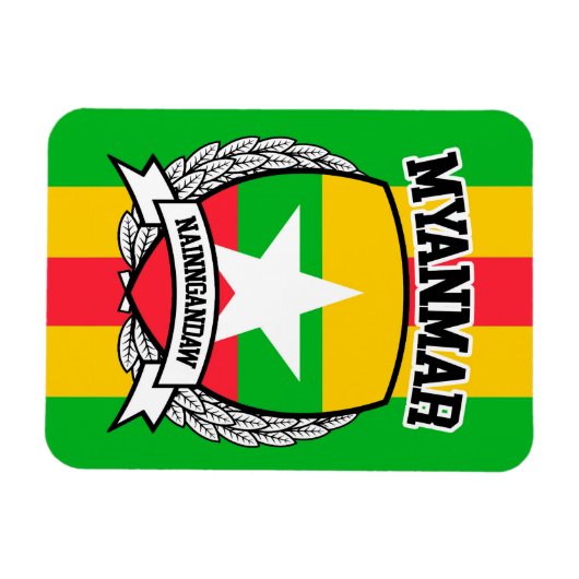 Myanmar Magneet (Horizontaal)