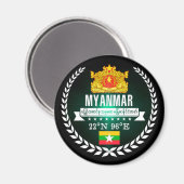 Myanmar Magneet (Voorkant / Achterkant)