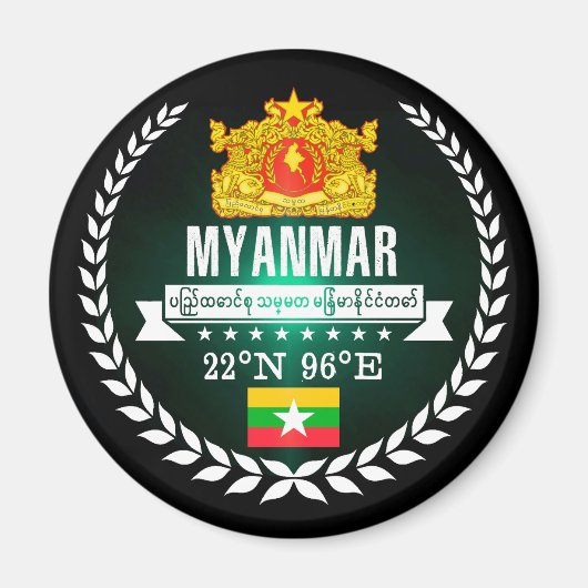 Myanmar Magneet (Voorkant)