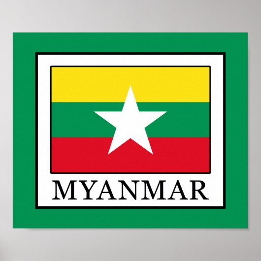 Myanmar Poster (Voorkant)