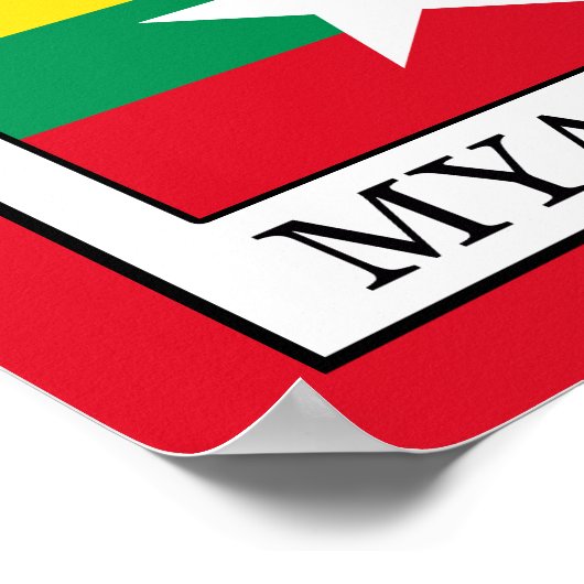 Myanmar Poster (Hoek)