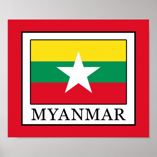 Myanmar Poster (Voorkant)