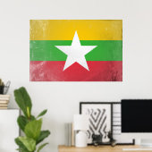 Myanmar Poster (Thuiskantoor)