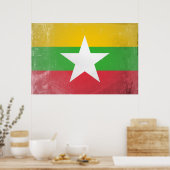 Myanmar Poster (Keuken)
