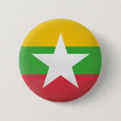 Myanmar Ronde Button 5,7 Cm (Voorkant)