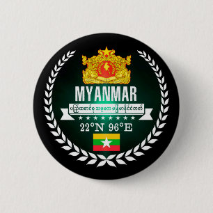Myanmar Ronde Button 5,7 Cm