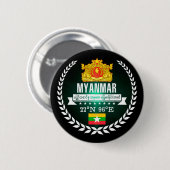 Myanmar Ronde Button 5,7 Cm (Voorkant /achterkant)