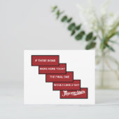 Myanmar-Shave - geactualiseerd Birma-Shave Briefkaart (Staand voorkant)