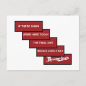 Myanmar-Shave - geactualiseerd Birma-Shave Briefkaart (Voorkant)