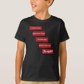 Myanmar-Shave - geactualiseerd Birma-Shave T-shirt (Voorkant)