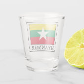 Myanmar Shot Glas (Achterkant)