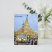 myanmar shwedagon briefkaart (Staand voorkant)