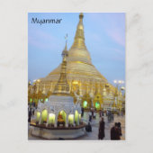 myanmar shwedagon briefkaart (Voorkant)